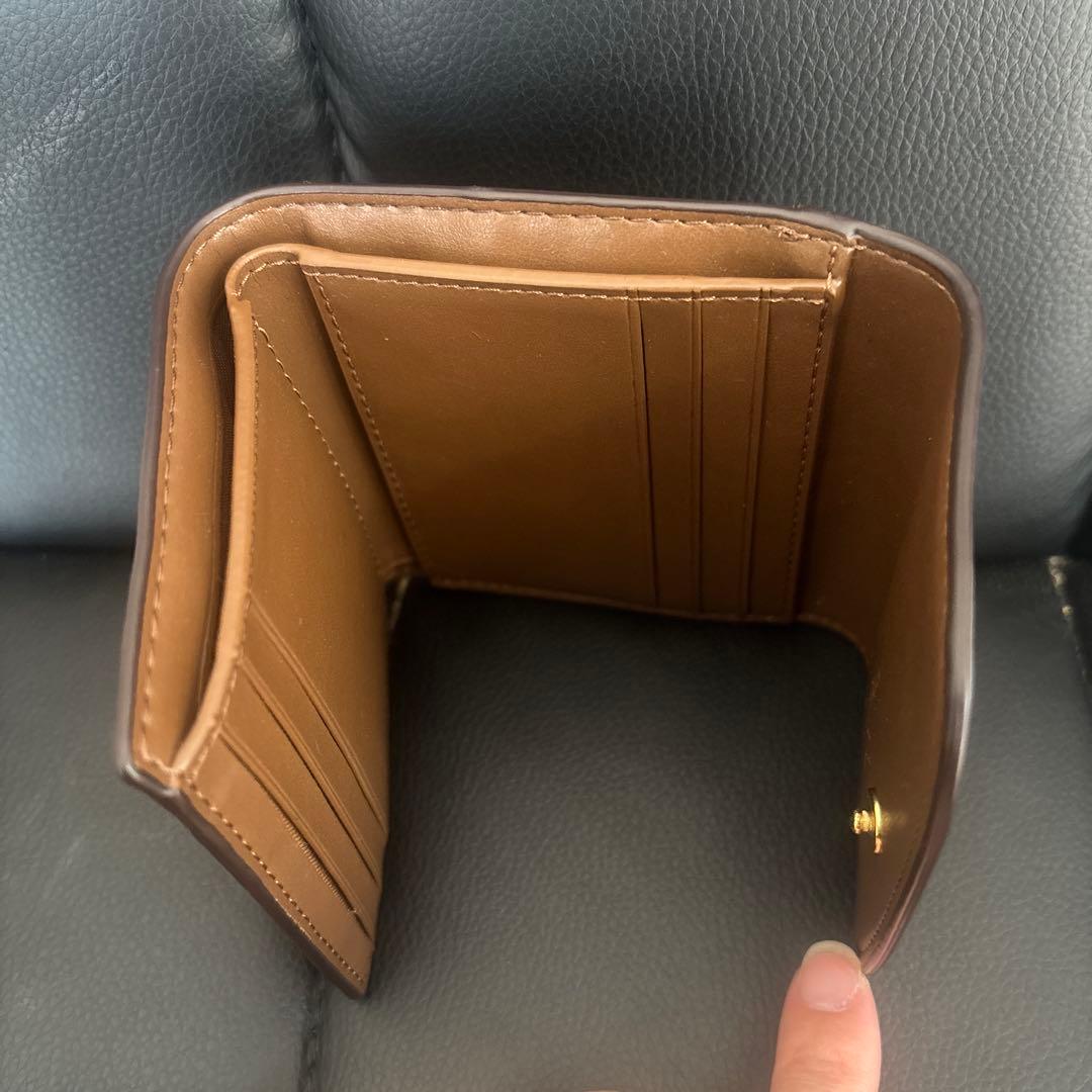 COACH 三つ折り財布 ブラウン コーチ 新品未使用