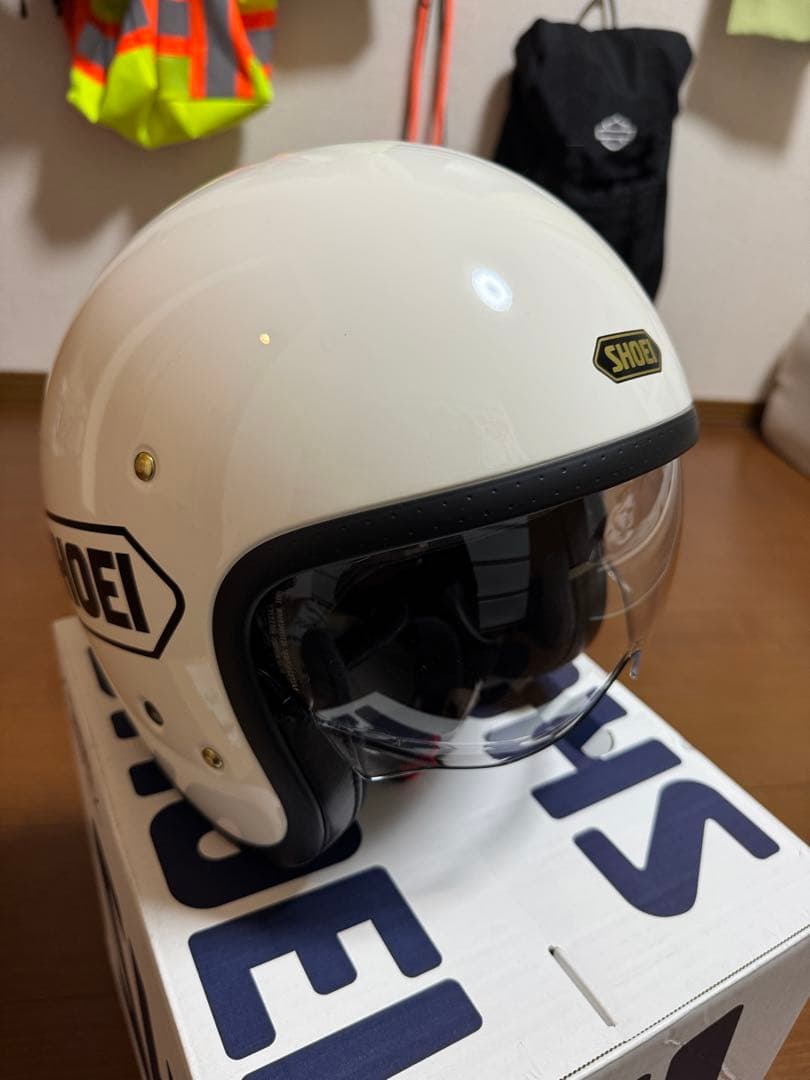 SHOEI J.O ジェットヘルメットオフホワイトL程度極上品