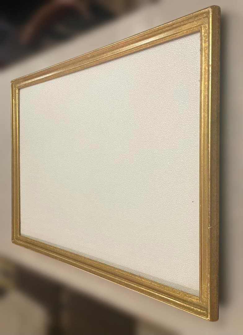 木製 フレーム 額縁 アート 絵画 写真 ファブリック 染色 展示 金 ゴールド