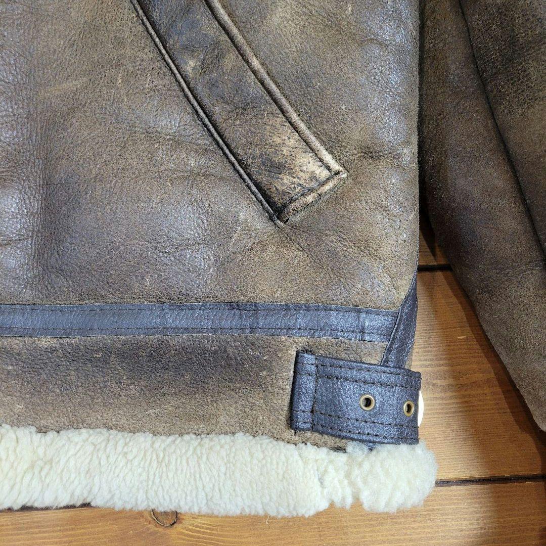 USA製 インシグニアレザー ムートンジャケット B-3 サイズ40