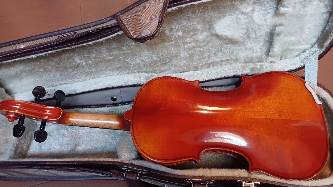 (値下げしました)バイオリン1/2 本体 ケース 肩当て付き