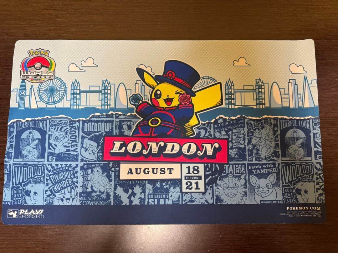 クリスマス限定！ポケモンカード WCS2022 サイドイベント限定 プレイマット