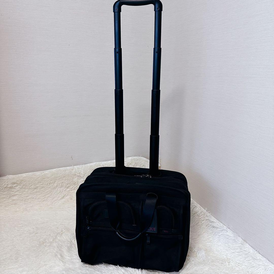 【美品】TUMI トゥミ　2WAYビジネスキャリーバッグ　2輪 機内持込可