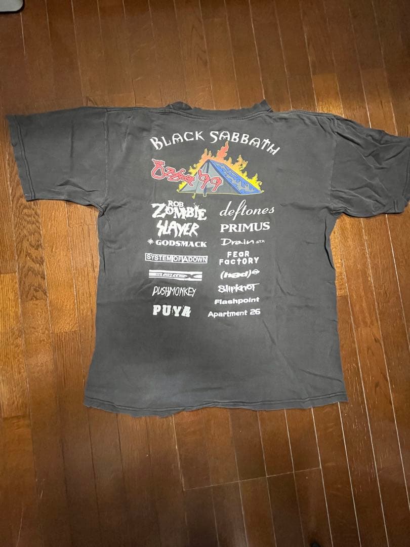 1999年ozzfestオズフェスオズボーンロックTツアーTヴィンテージT
