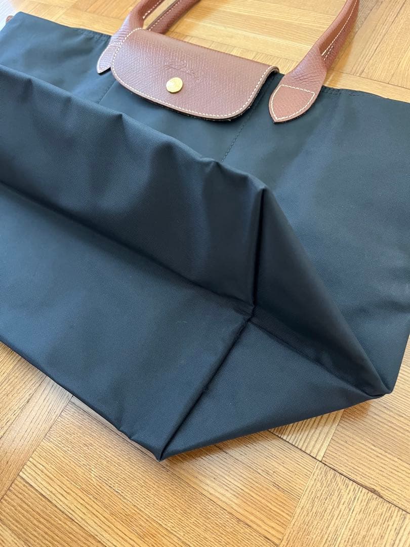 ロンシャン　ルプリアージュ　ショルダーバッグL ブラック