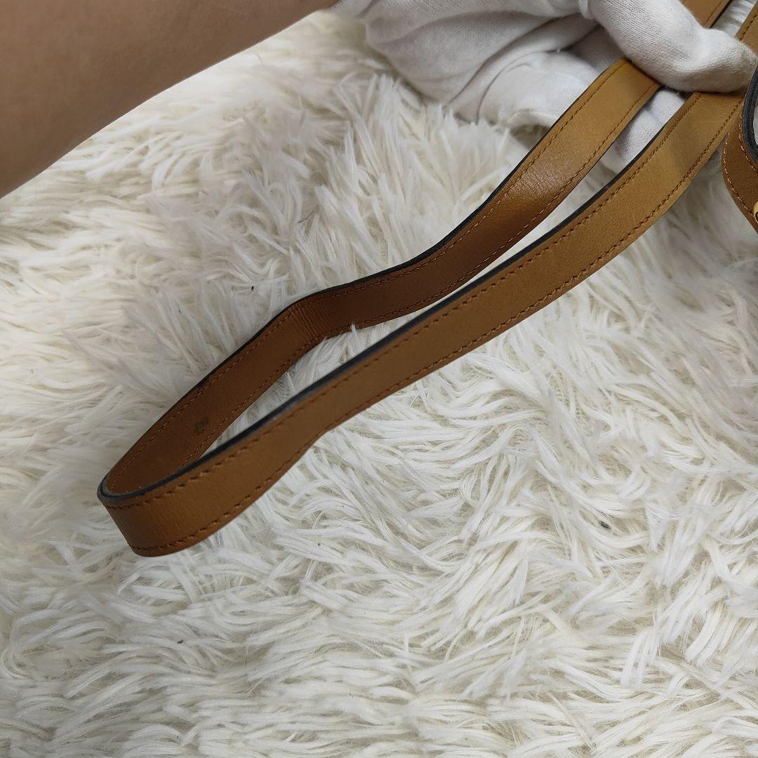 本日限定価格　Dior　ショルダーバッグ　レザー　巾着　肩掛け　CD金具　シボ革