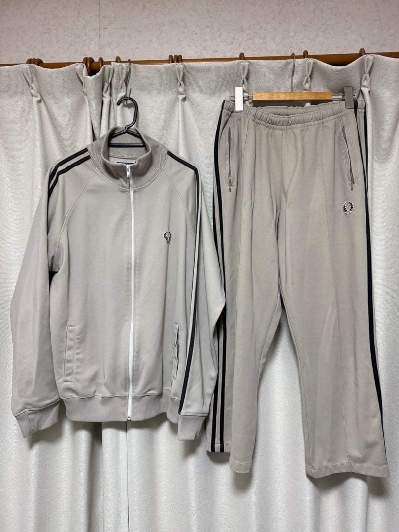 【セットアップ】フレッドペリー トラックジャケット&パンツ サイドライン