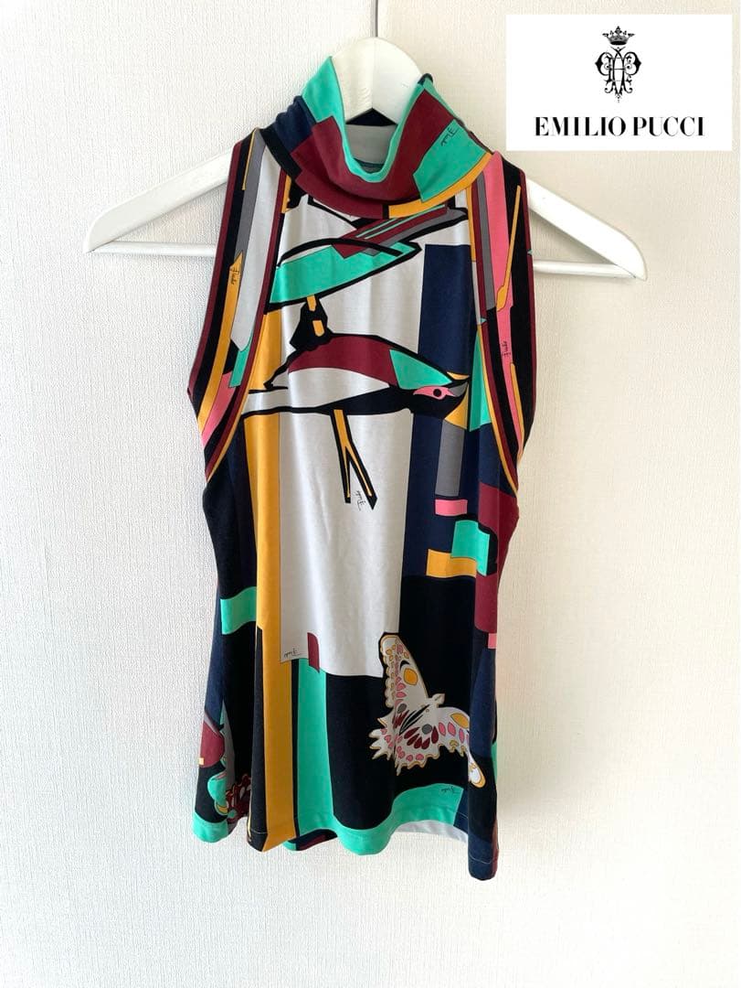 EMILIO PUCCI ノースリーブトップス　エミリオプッチ