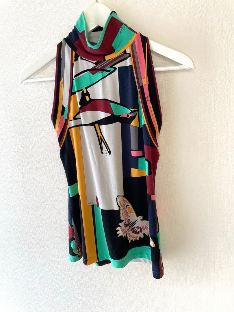 EMILIO PUCCI ノースリーブトップス　エミリオプッチ