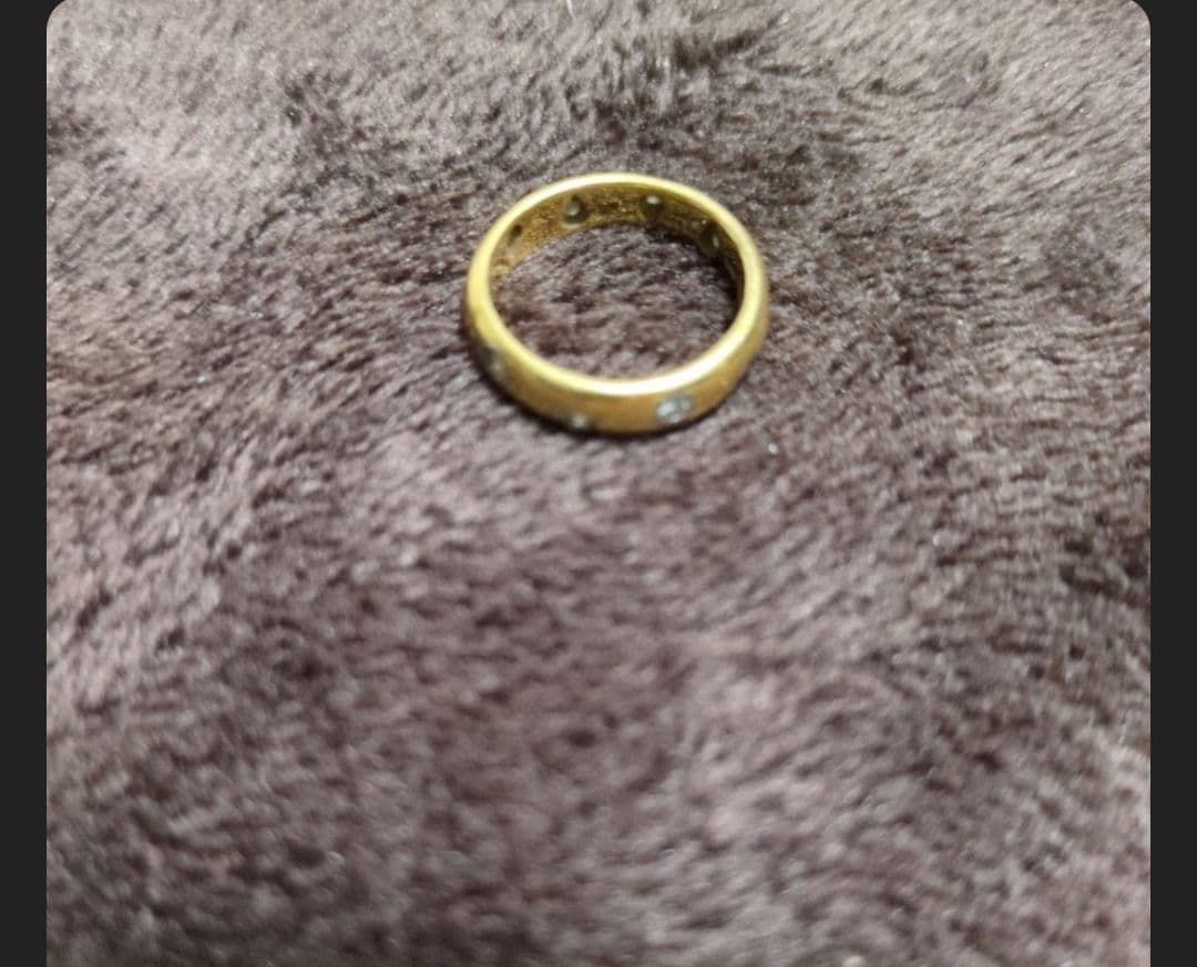 専用　Tiffany 18金ゴールド シンプルリング　2個まとめ