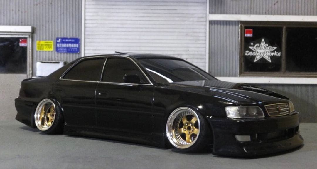 1/24 JZX100 チェイサー ツアラーV 完成品　足立仕様　ドリフト