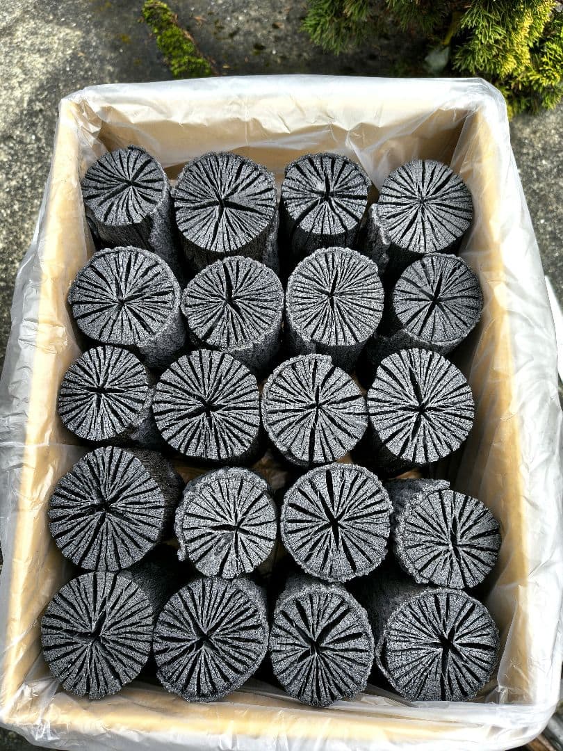 【愛媛産】クヌギ炉用胴炭 皮剥がれ