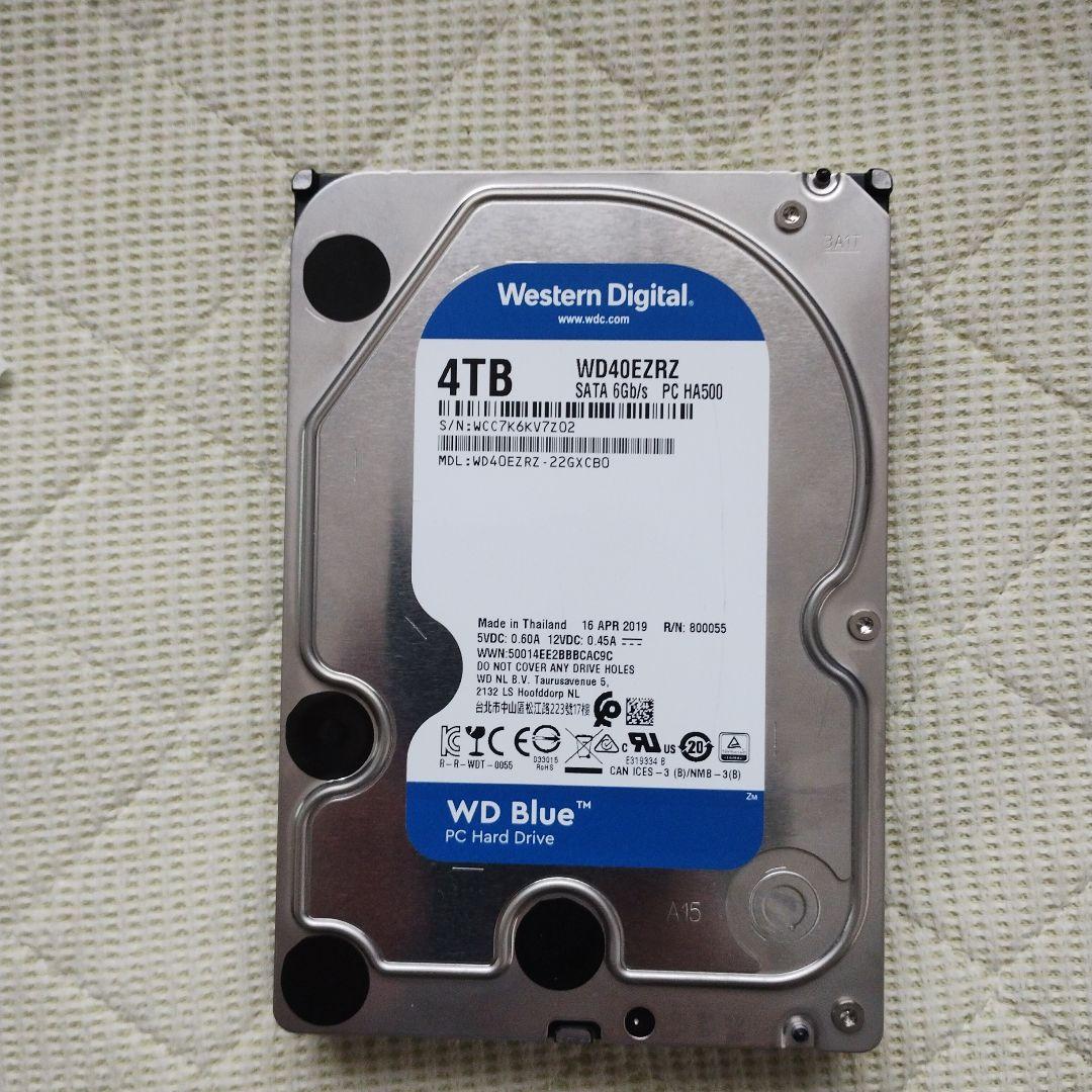 外付けハードディスク・ドライブ Western Digital WD40EZRZ 4TB HDD