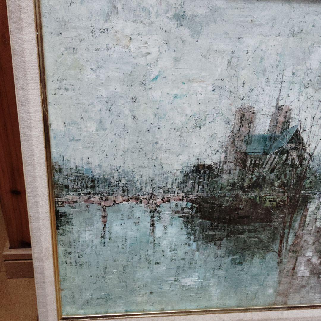 値下げ　ヨーロッパ　油絵　原画　街並み