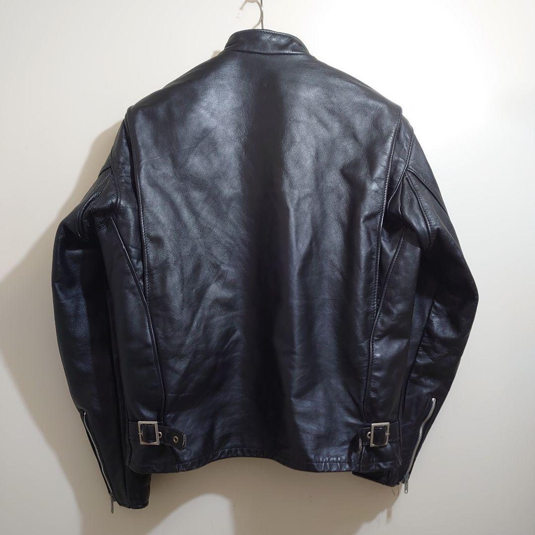 ★美品★Schott６４１　シングルライダース　黒　size４０　アメリカ製