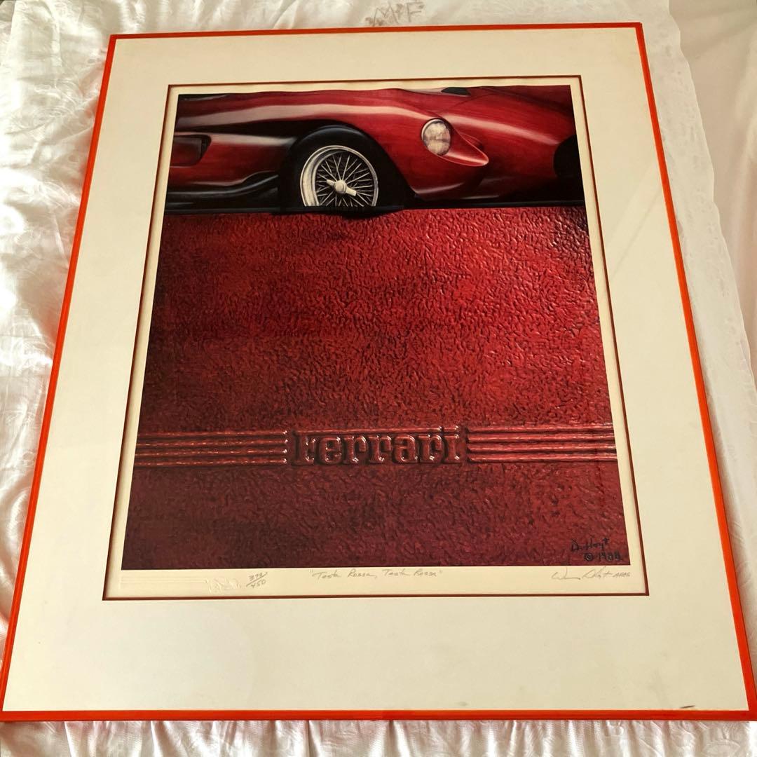 フェラーリ２５０テスタロッサ版画世界限定４５０／３７８