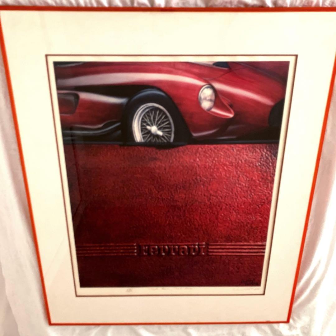 フェラーリ２５０テスタロッサ版画世界限定４５０／３７８