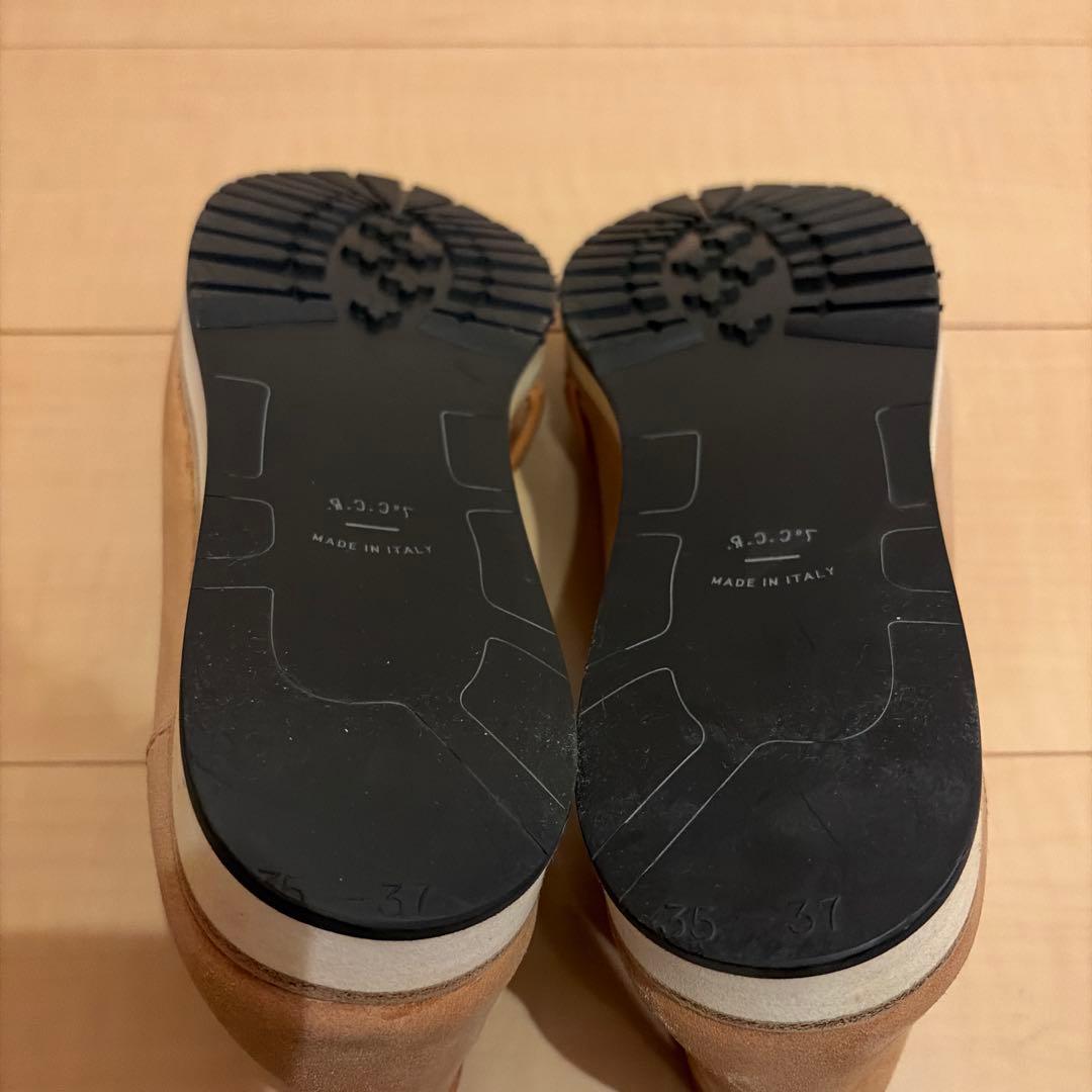 マル7CCR レザースリッポン バケッタレザー