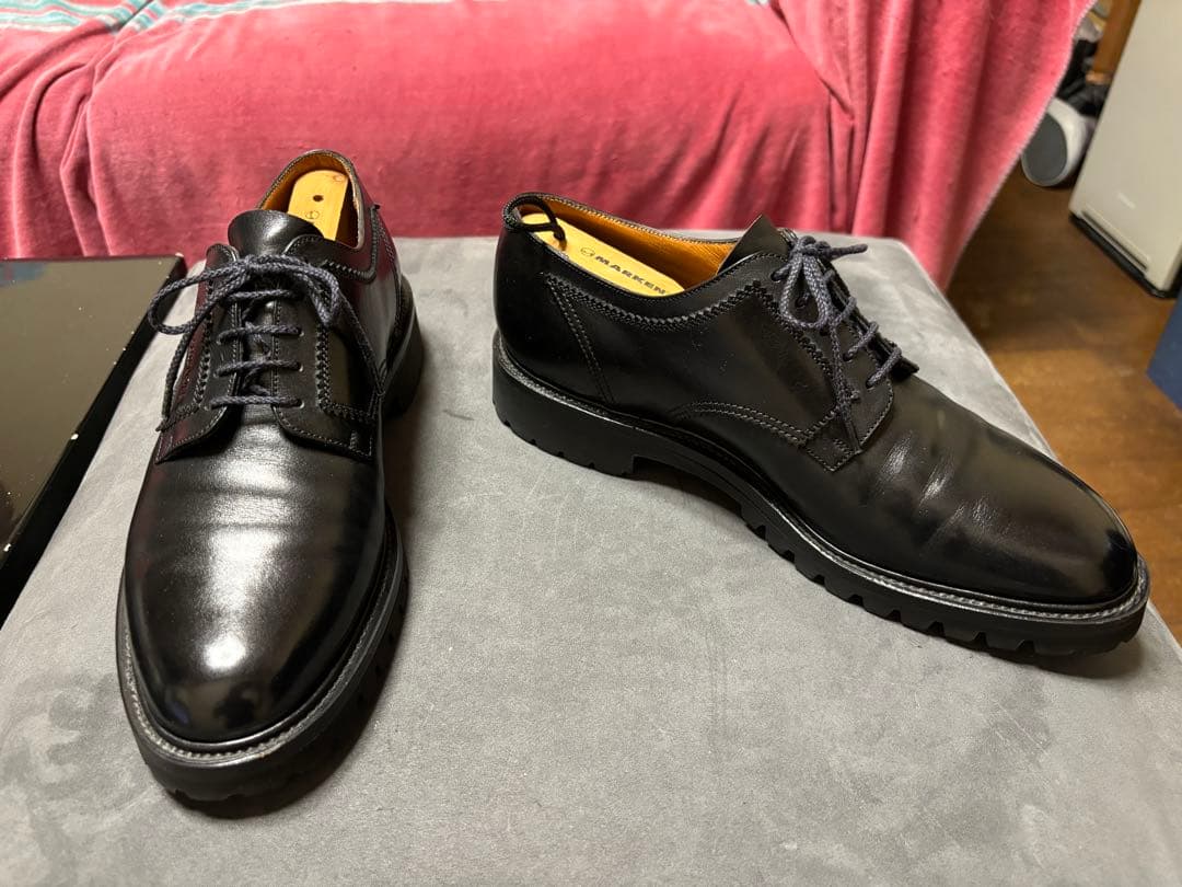 f*5様 J.M.WESTON プレーントゥ カーフ ブラック 8C　26cm