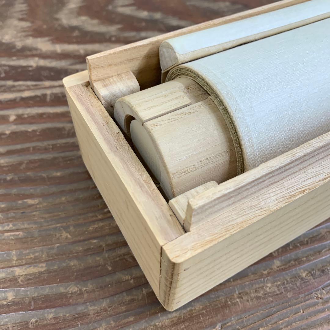 掛け軸2本 松生春湖作 桃の花図、宇田萩邨筆「清水寺」