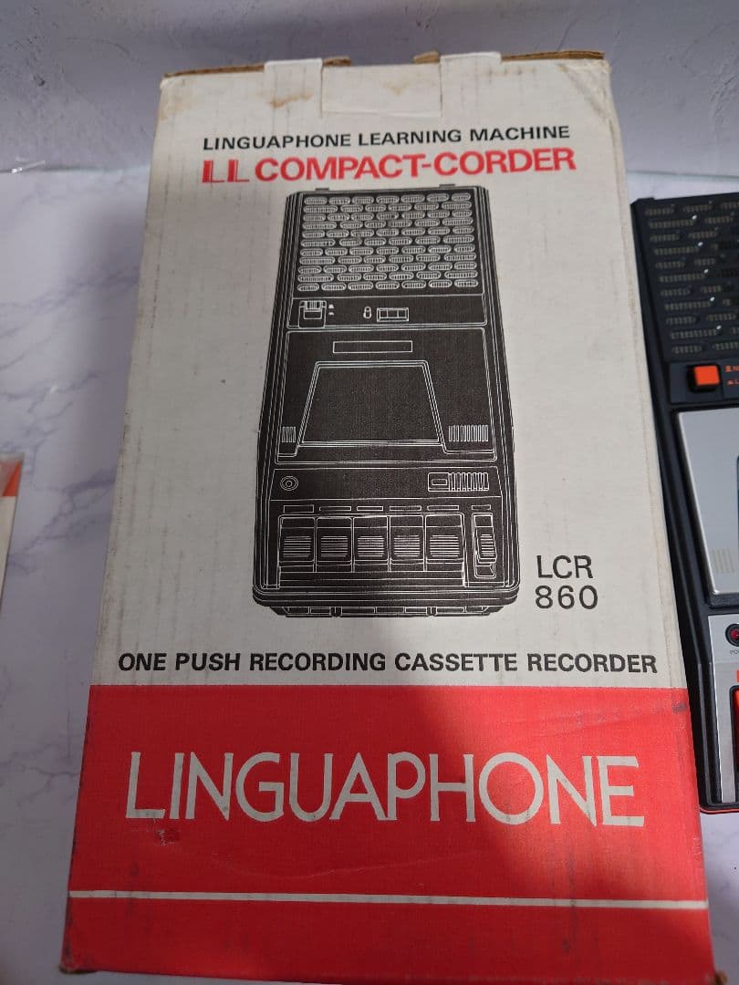 ワンプッシュレコーディングカセットレコーダー LLコンパクトコータ LCR860