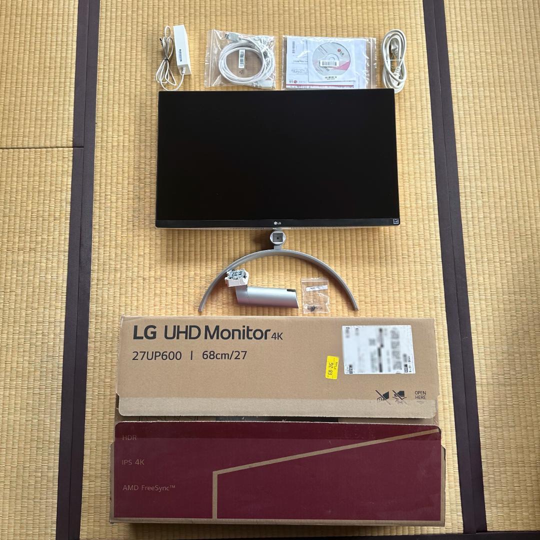 LG 27UP600-W 27インチ 4K IPS モニター 4kモニター