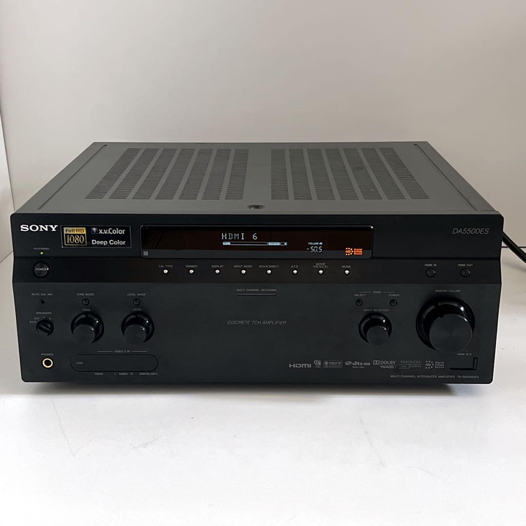 【極美品・動作品】 SONY TA-DA5500ES AVアンプ　リモコン付き