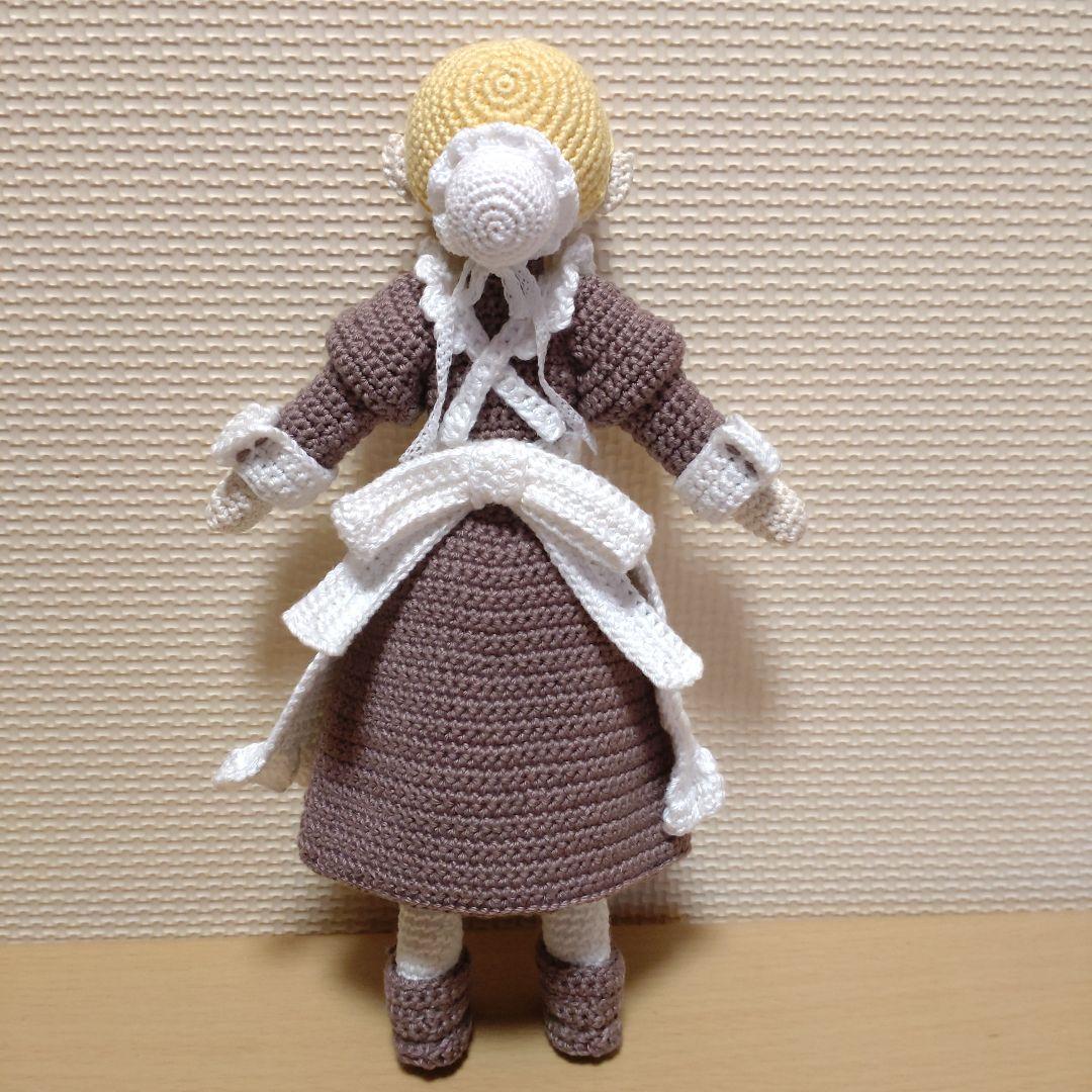 メイド服の女の子 きせかえあみぐるみ人形 ハンドメイド セット