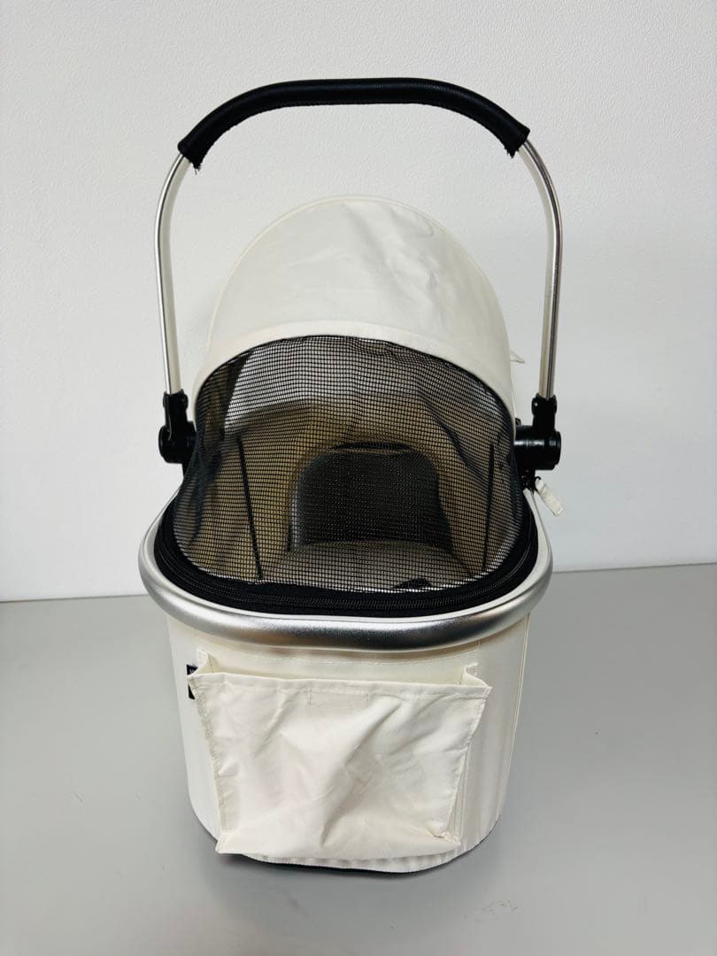 値下げ　送料無料！美品 ペットカート smooca mini《ホワイト》