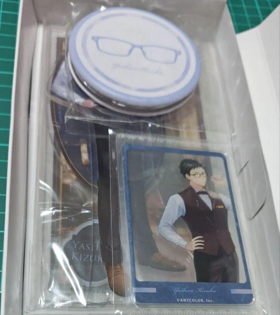 社築 モデル グッズセット 執事眼鏡 にじさんじ コラボ デモレンズ メガネ