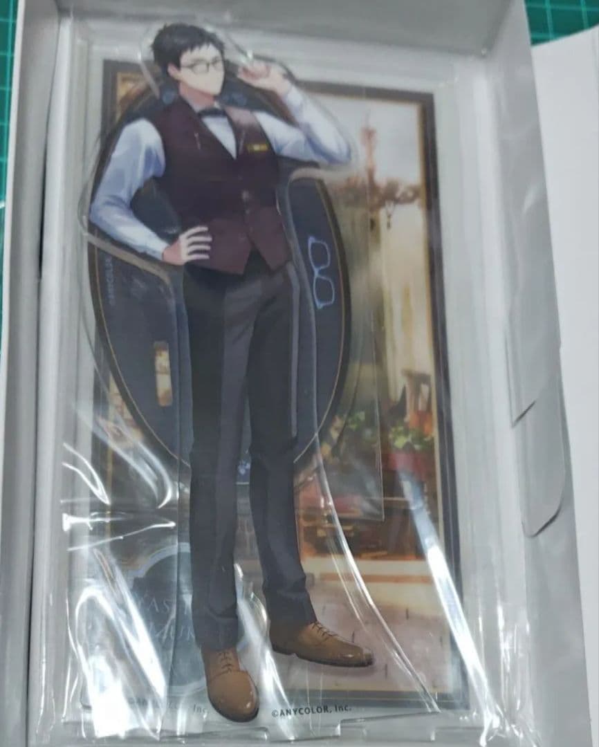 社築 モデル グッズセット 執事眼鏡 にじさんじ コラボ デモレンズ メガネ