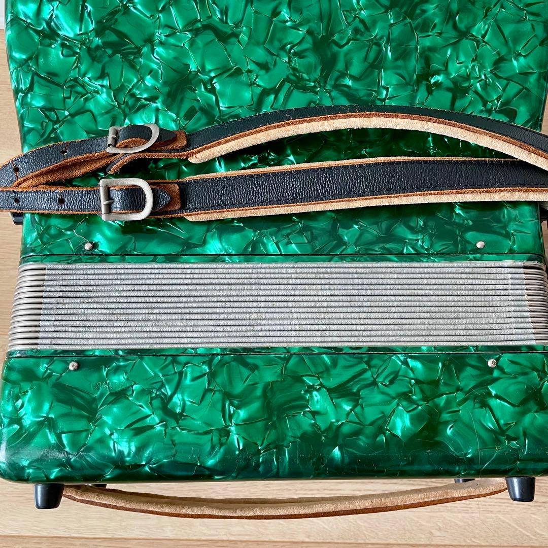 【希少・廃盤】YAMAHA ヤマハ アコーディオン ALTO 25 グリーン