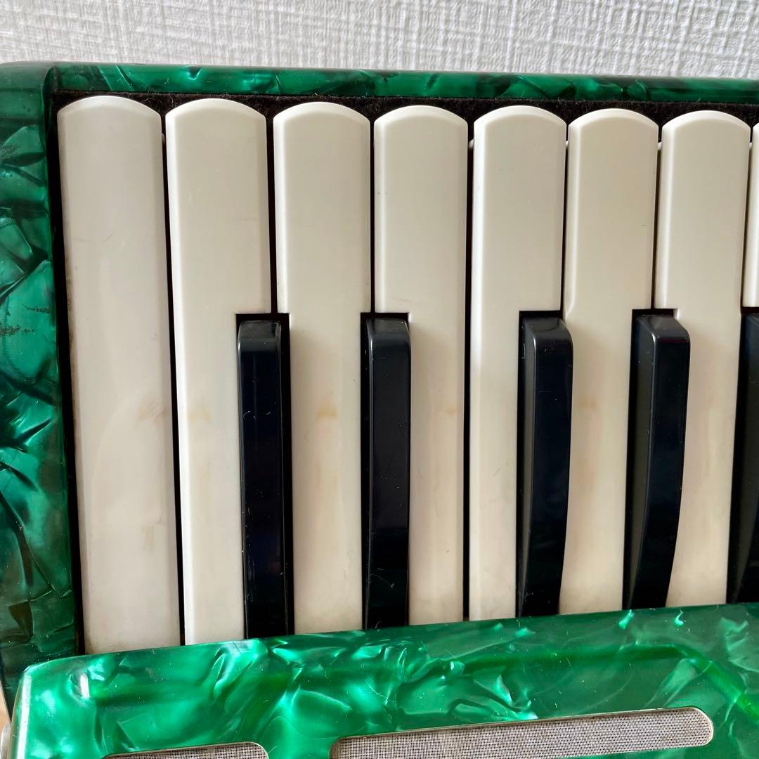 【希少・廃盤】YAMAHA ヤマハ アコーディオン ALTO 25 グリーン