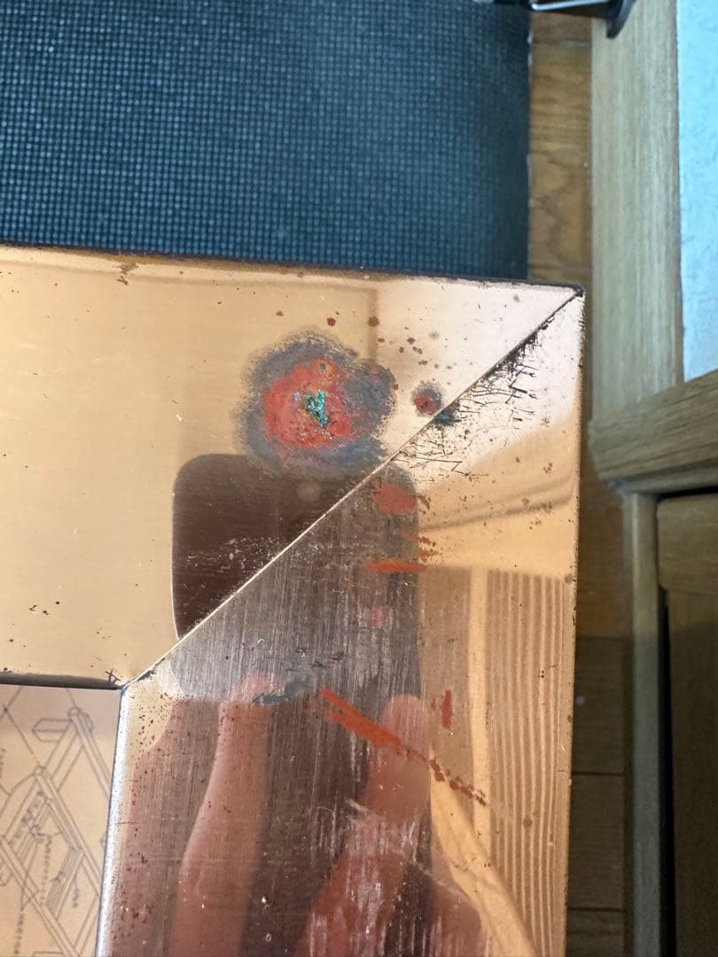 本漆 駿河塗り 炉縁、銅製 炉壇セット