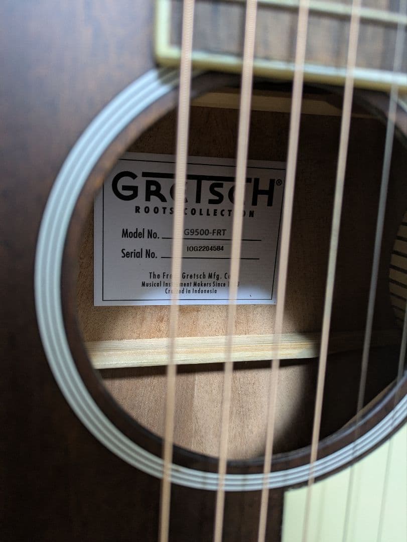 ギター G9500 Jim Dandy Black Walnut Fingerboard