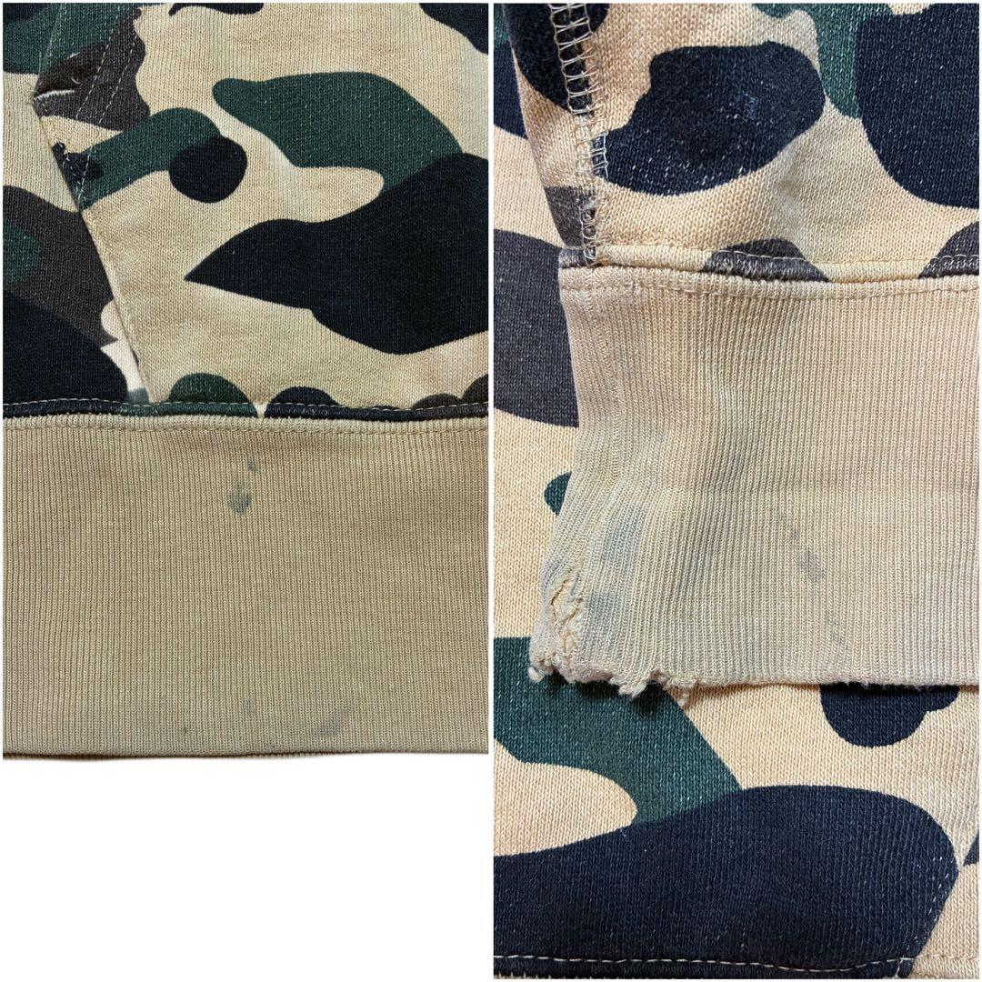 A BATHING APE エイプ 1ST CAMO シャークパーカー