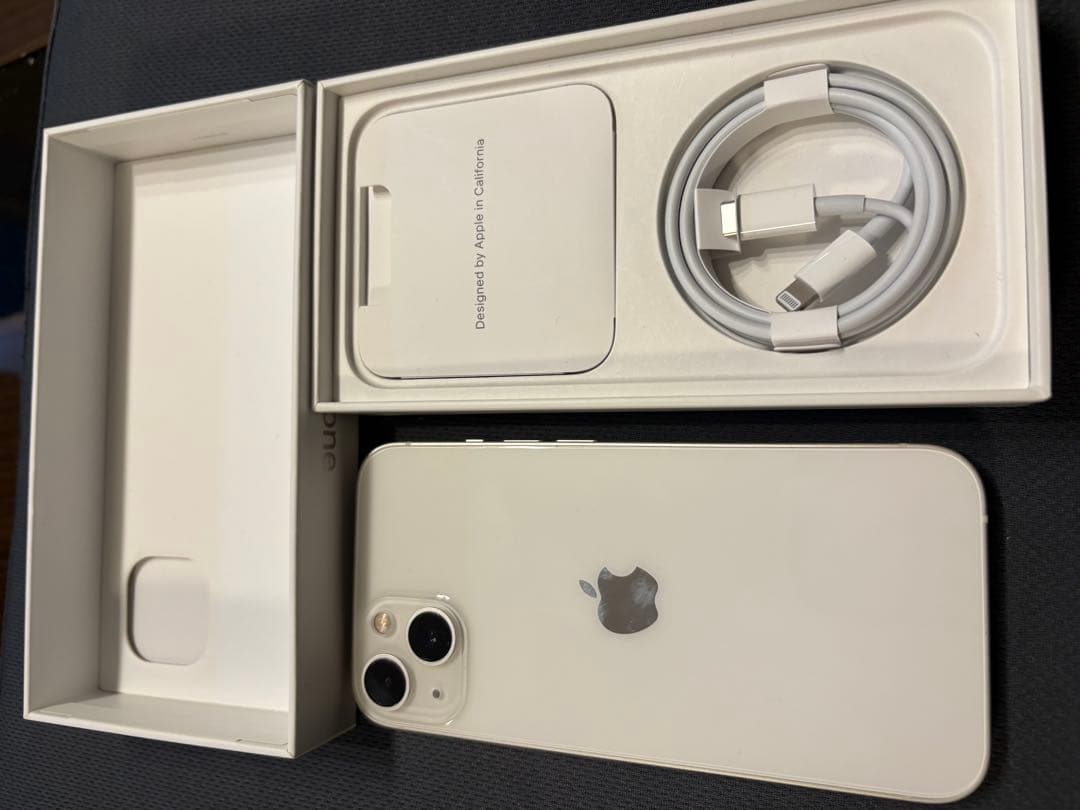 【美品】//本日最終値下げ//iPhone 13 スターライト128GB