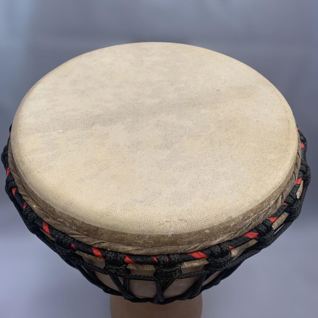 ジャンベ　木製民族打楽器