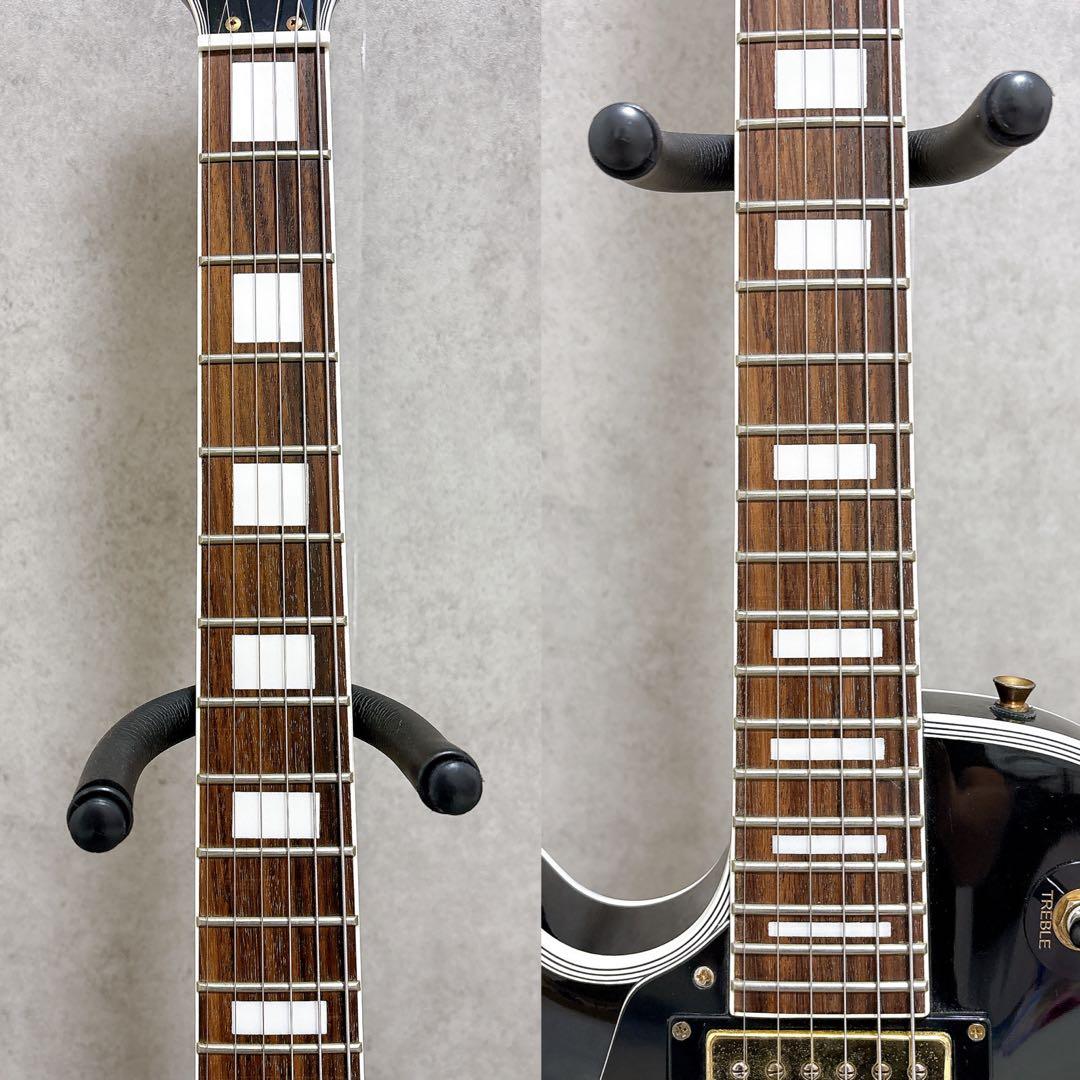 ぼっちざろっく レスポールカスタム 左 レフティ エレキギター 黒金 後藤ひとり