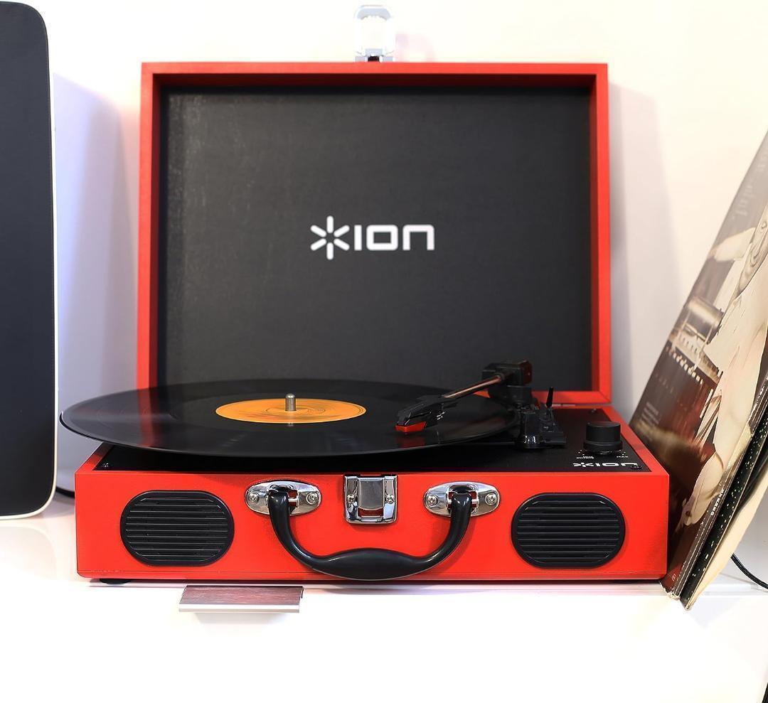 【M2429-118-85】 ポータブルレコードプレーヤー　スーツケース型