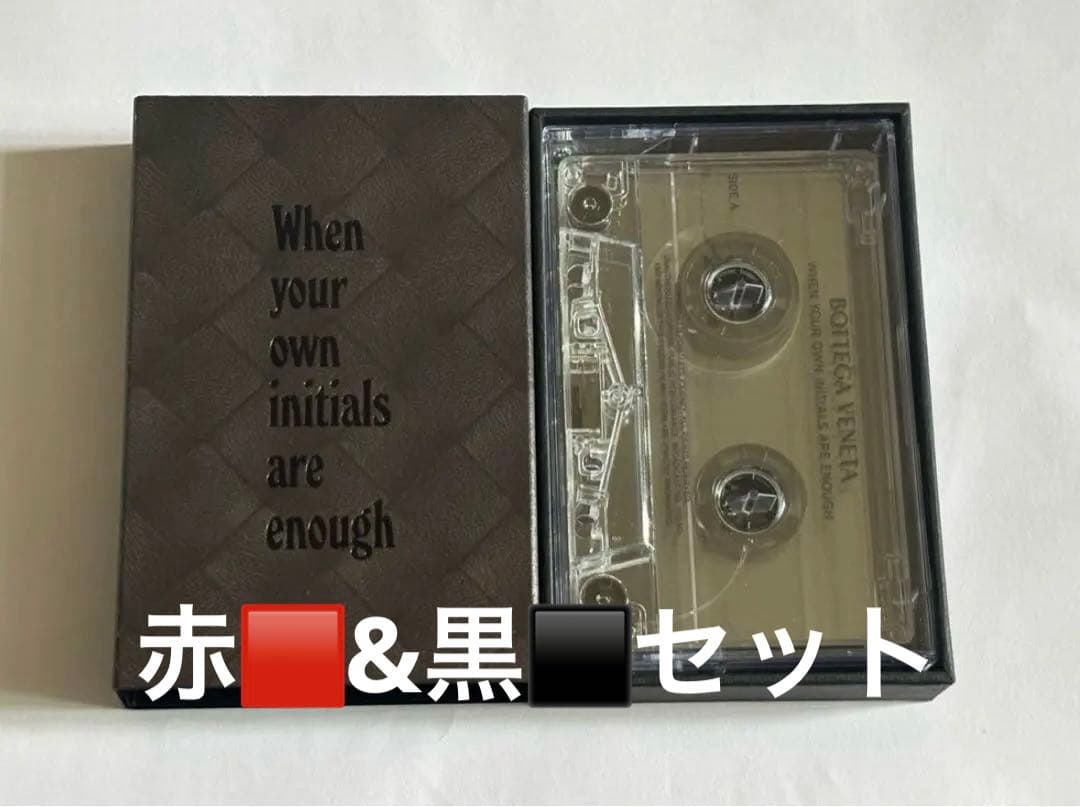 ボッテガ 常田大希 カセットテープ（クリアカラー）BOTTEGA VENETA