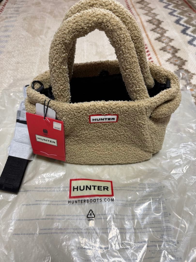 ハンターHUNTER ベージュ ショルダーバッグ☆新品☆