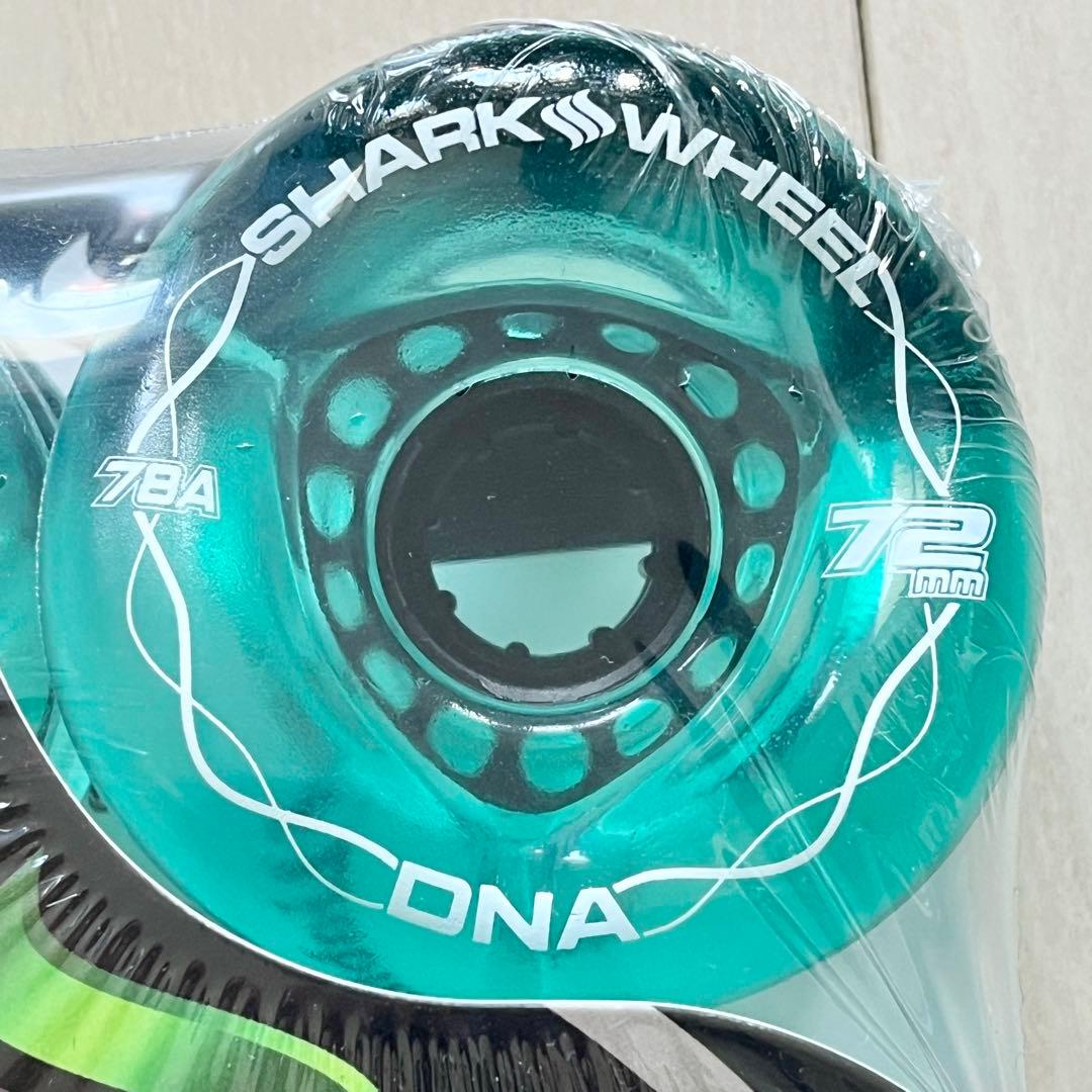 22☆新品 未開封☆ シャークウィール 72mm 78a クリア グリーン