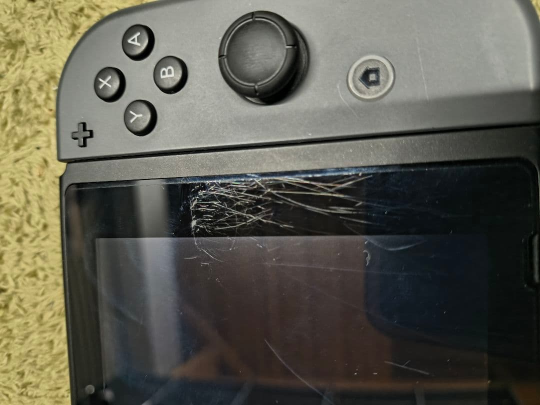 Nintendo Switch 本体 傷あり ケース付き