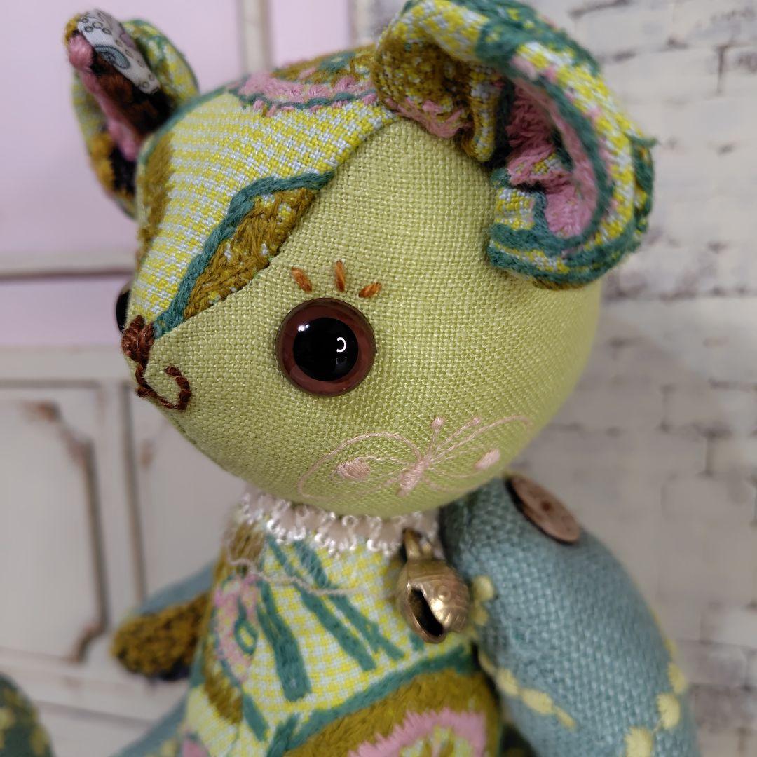 ミナペルホネン＊ハンドメイド＊ぬいぐるみ＊テディベア＊76