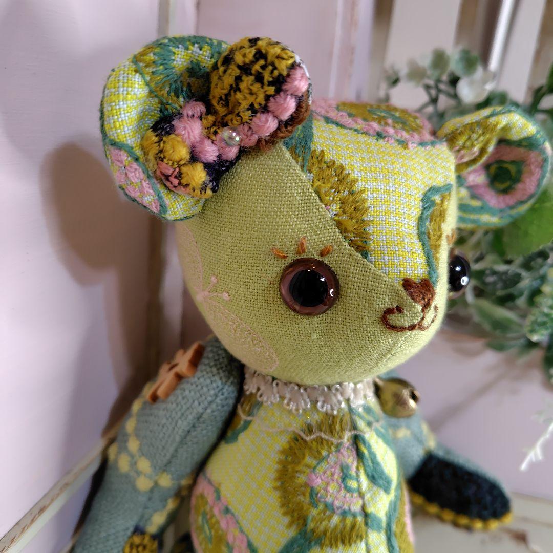 ミナペルホネン＊ハンドメイド＊ぬいぐるみ＊テディベア＊76