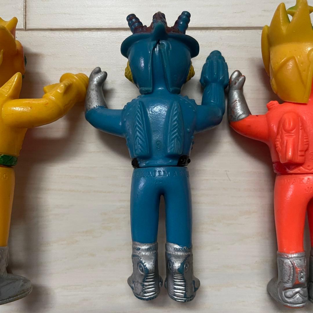 アストロミュー5 ミニソフビ マスクとりかえ隊員5体セット