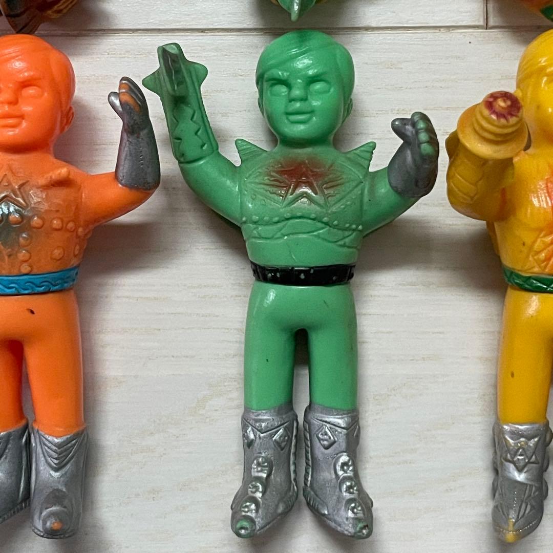 アストロミュー5 ミニソフビ マスクとりかえ隊員5体セット