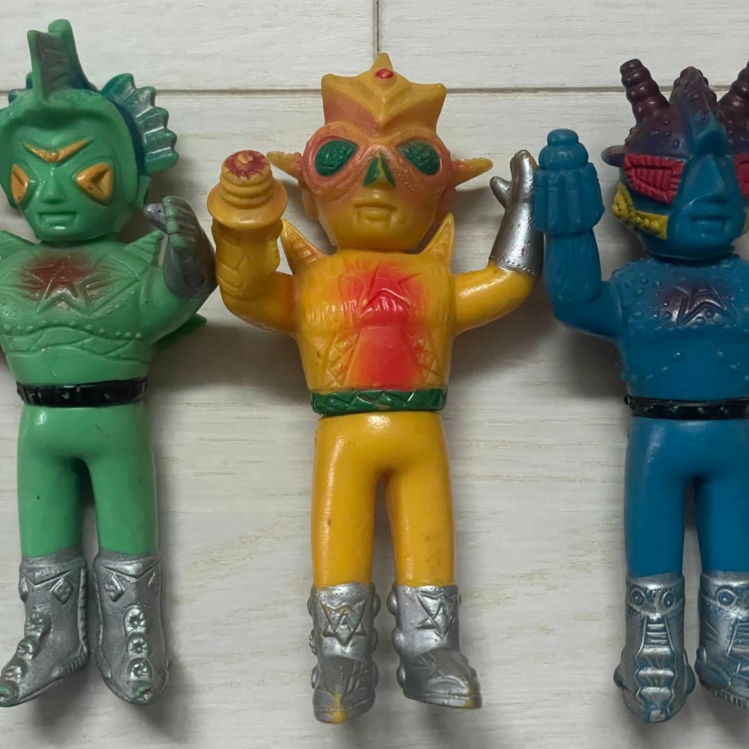 アストロミュー5 ミニソフビ マスクとりかえ隊員5体セット