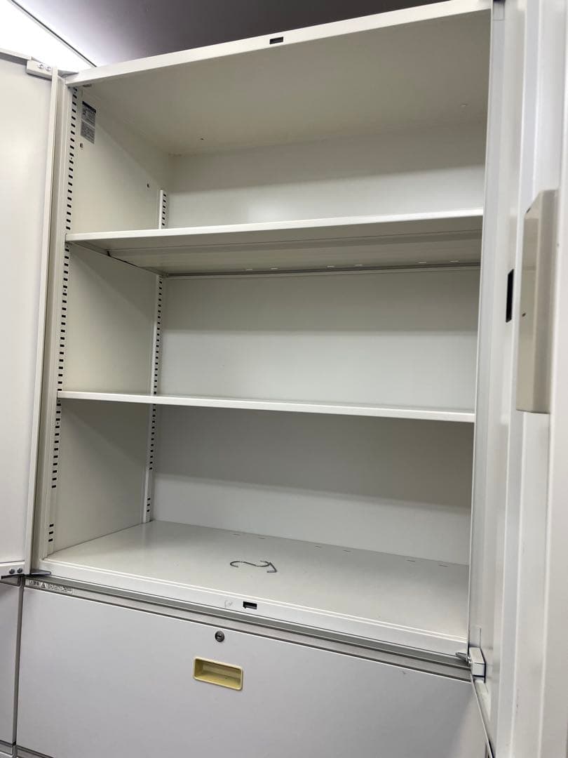 【Life】書庫　両開き(上段のみ) 事務用品